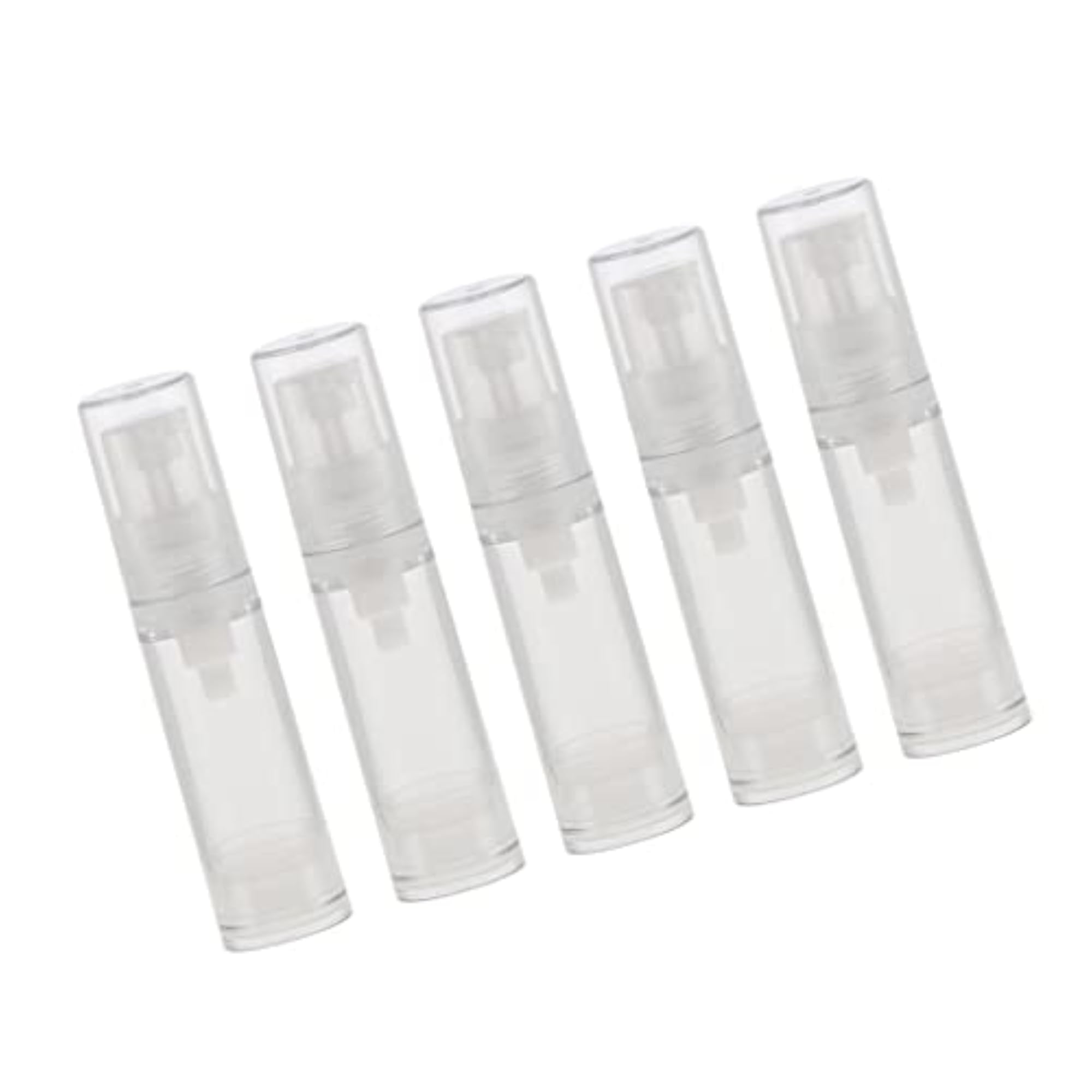 2x5 Pieces 5ml Pump Press Empty Tubes for Cosmetic Cream